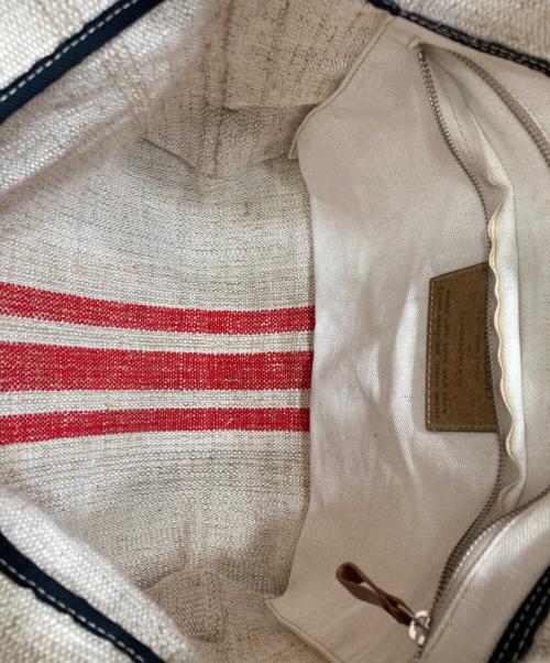 Daniel&Bob（ダニエル＆ボブ）Daniel&Bob (ダニエル＆ボブ) TOMORROW LAND (トゥモローランド) 別注キャンバストートバッグ ベージュの古着・服飾アイテム