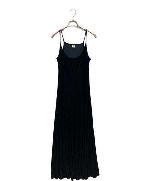 Ron Herman（ロンハーマン）Ron Herman (ロンハーマン) ベロアキャミワンピース ブラック サイズ:Ｓの古着・服飾アイテム