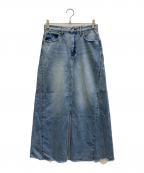 JOURNAL STANDARD relumeジャーナルスタンダード レリューム）の古着「9oz C/R ジョイントデニムスカート」｜インディゴ