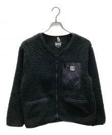 HELLY HANSEN（ヘリーハンセン）の古着「ファイバーパイル サーモ カーディガン」｜ブラック