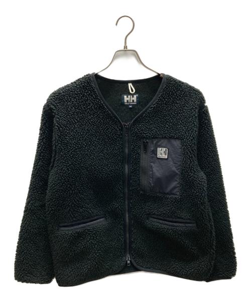 HELLY HANSEN（ヘリーハンセン）HELLY HANSEN (ヘリーハンセン) ファイバーパイル サーモ カーディガン ブラック サイズ:SIZE Mの古着・服飾アイテム