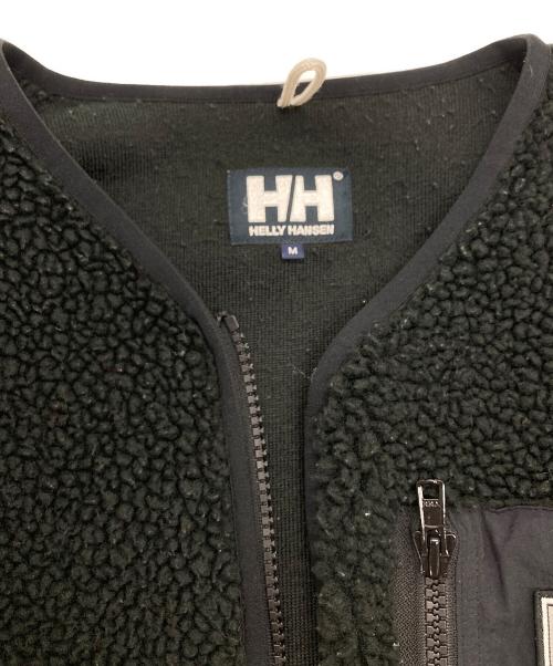 HELLY HANSEN（ヘリーハンセン）HELLY HANSEN (ヘリーハンセン) ファイバーパイル サーモ カーディガン ブラック サイズ:SIZE Mの古着・服飾アイテム