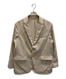 PLST（プラステ）の古着「Crisp Poly Casual Blazer UB」｜ベージュ