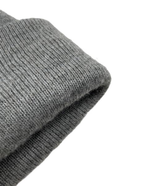 Hysteric Glamour（ヒステリックグラマー）Hysteric Glamour (ヒステリックグラマー) TWO WAY LOGO 刺繍ワッチキャップ グレーの古着・服飾アイテム