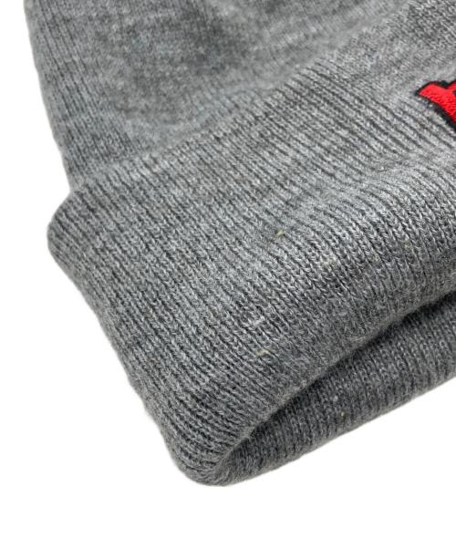 Hysteric Glamour（ヒステリックグラマー）Hysteric Glamour (ヒステリックグラマー) TWO WAY LOGO 刺繍ワッチキャップ グレーの古着・服飾アイテム