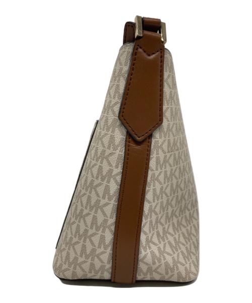 MICHAEL KORS（マイケル・コース）MICHAEL KORS (マイケルコース) KIMBERLY SM BUCKET BAG キンバリー シグネチャー バケット バッグ ベージュの古着・服飾アイテム