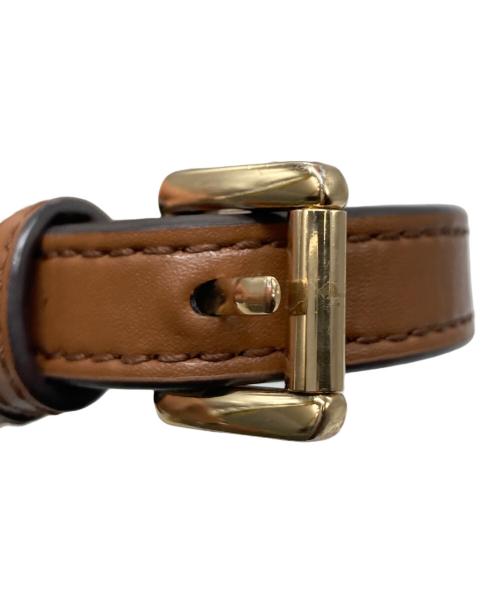 MICHAEL KORS（マイケル・コース）MICHAEL KORS (マイケルコース) KIMBERLY SM BUCKET BAG キンバリー シグネチャー バケット バッグ ベージュの古着・服飾アイテム