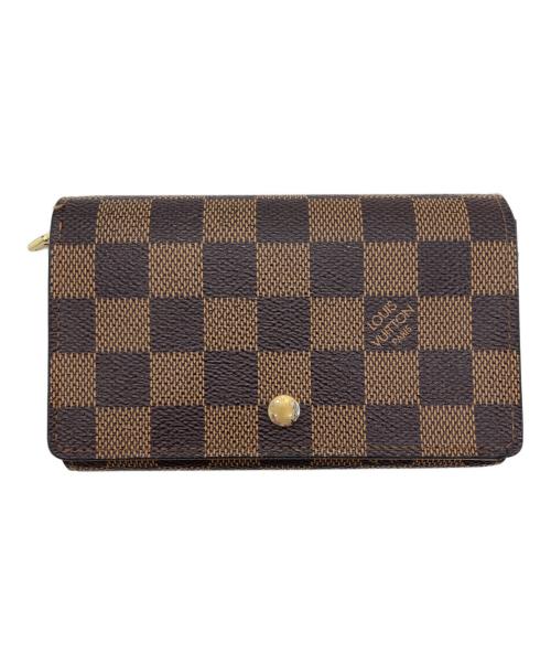 LOUIS VUITTON（ルイ ヴィトン）LOUIS VUITTON (ルイ ヴィトン) ダミエ ポルト モネ ビエ トレゾール ブラウンの古着・服飾アイテム