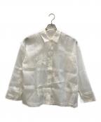 JOURNAL STANDARDジャーナルスタンダード）の古着「シアーレースビッグシャツ」｜ホワイト