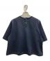 mizuiro-ind (ミズイロインド) バッグボタン ブラウス ネイビー サイズ:表記なし：5000円