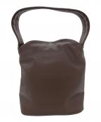 LAYASレイヤーズ）の古着「レザー ワンショルダーバッグ」｜ブラウン