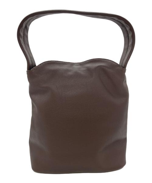 LAYAS（レイヤーズ）LAYAS (レイヤーズ) レザー ワンショルダーバッグ ブラウンの古着・服飾アイテム