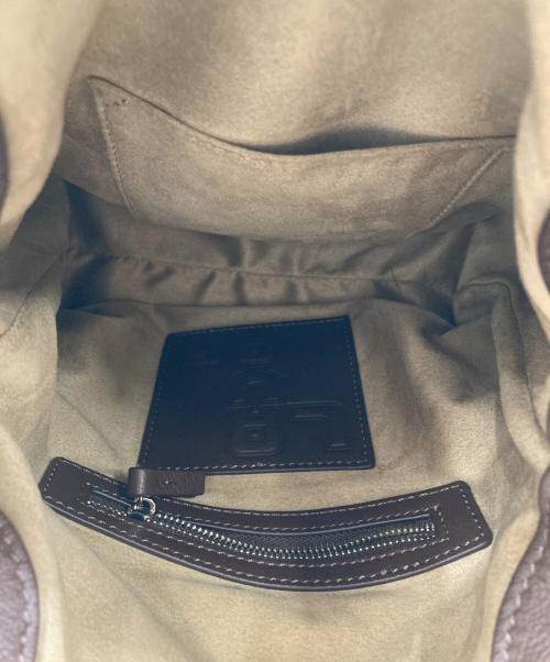 LAYAS（レイヤーズ）LAYAS (レイヤーズ) レザー ワンショルダーバッグ ブラウンの古着・服飾アイテム