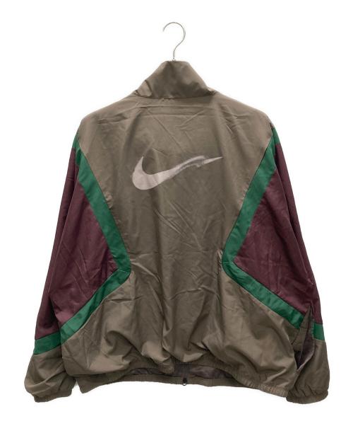 NIKE（ナイキ）NIKE (ナイキ) ドライフィット アイコン ウーブン バスケットボールジャケット グリーン×ブラウン サイズ:3XLの古着・服飾アイテム