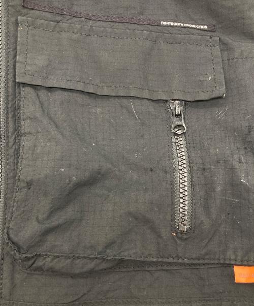 TIGHTBOOTH PRODUCTION（タイトブースプロダクション）TIGHTBOOTH PRODUCTION (タイトブースプロダクション) RIPSTOP KNAPSACK ブラックの古着・服飾アイテム