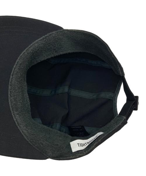 TIGHTBOOTH PRODUCTION（タイトブースプロダクション）TIGHTBOOTH PRODUCTION (タイトブースプロダクション) サイドロゴ キャンプキャップ ブラックの古着・服飾アイテム