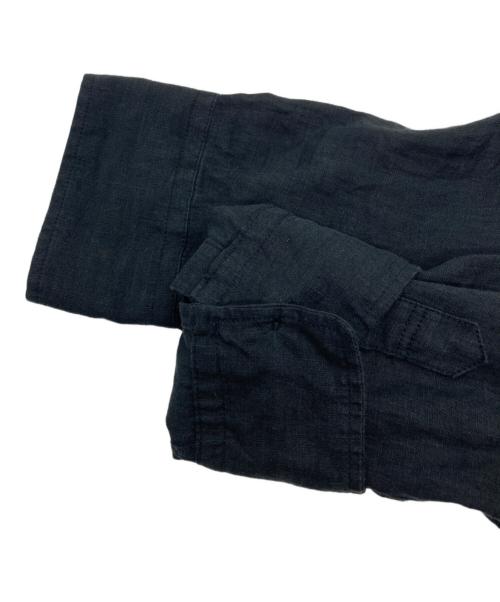 DEUXIEME CLASSE（ドゥーズィエム クラス）DEUXIEME CLASSE (ドゥーズィエム クラス) Linen（リネン） シャツ ブラック サイズ:表記無しの古着・服飾アイテム