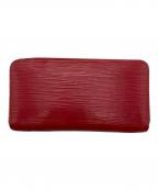 LOUIS VUITTONルイ ヴィトン）の古着「ジッピーウォレット エピ カーマイン」｜レッド