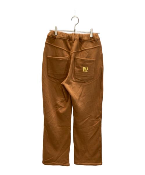 DISCUS ATHLETIC（ディスカスアスレティック）DISCUS ATHLETIC (ディスカスアスレティック) map. OVERLAP CLOTHING SWEAT PANTS ブラウン サイズ:Mの古着・服飾アイテム