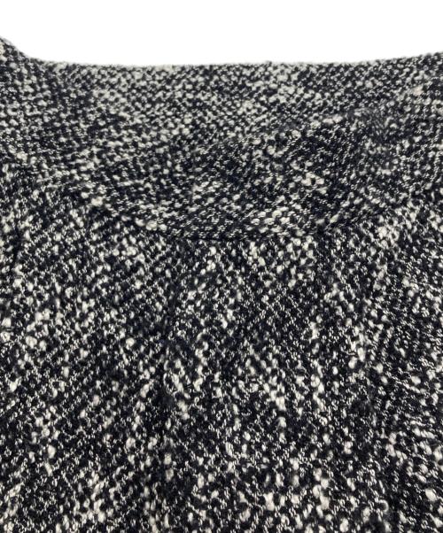 uncrave WHITE（アンクレイヴ ホワイト）uncrave WHITE (アンクレイヴ ホワイト) 金子綾× (カネコアヤ) クロップドツイードパンツ ブラック×ホワイト サイズ:freeの古着・服飾アイテム