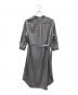 SOEJU (ソージュ) バンドカラーシャツワンピース グレー サイズ:FREE 未使用品：6000円