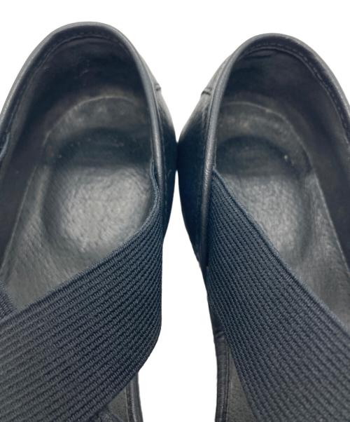 CAMPER（カンペール）CAMPER (カンペール) レザークロスストラップサンダル ブラック サイズ:38の古着・服飾アイテム