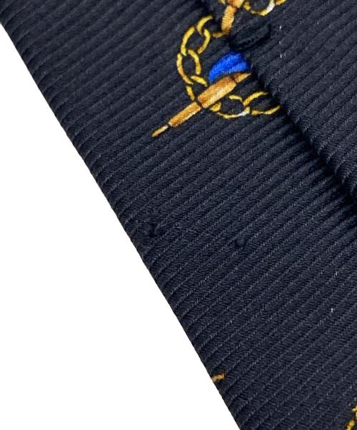 CHANEL（シャネル）CHANEL (シャネル) シルクネクタイ ブラック サイズ:FREEの古着・服飾アイテム