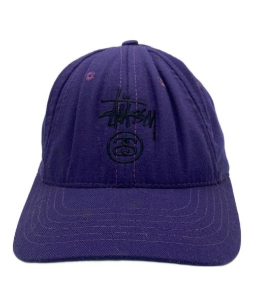 stussy（ステューシー）stussy (ステューシー) キャップ パープルの古着・服飾アイテム