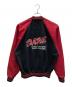 INTERNATIONAL DENIM (インターナショナルデニム) 90s D.A.R.E. 刺繍スタジャン ブラック×レッド サイズ:SIZE L：7000円