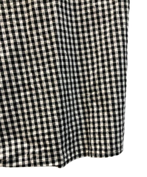 RHC Ron Herman（アールエイチシー ロンハーマン）RHC Ron Herman (アールエイチシー ロンハーマン) カシュクールギンガムチェックブラウス ブラック サイズ:XSの古着・服飾アイテム