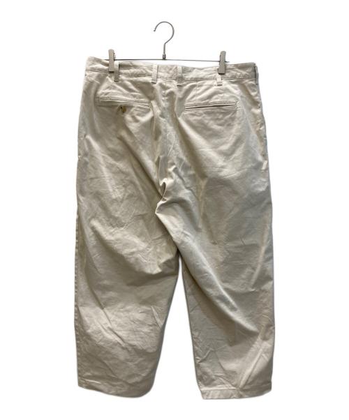 BEAMS PLUS（ビームスプラス）BEAMS PLUS (ビームスプラス) 2 Pleats Twill アイボリー サイズ:XLの古着・服飾アイテム