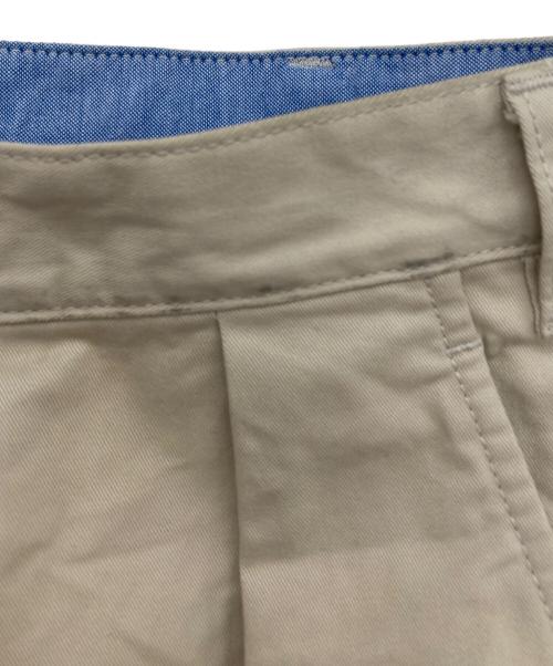 BEAMS PLUS（ビームスプラス）BEAMS PLUS (ビームスプラス) 2 Pleats Twill アイボリー サイズ:XLの古着・服飾アイテム