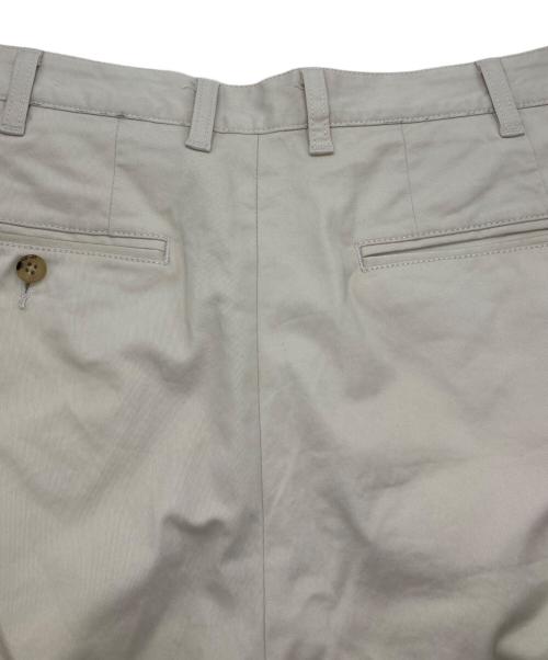 BEAMS PLUS（ビームスプラス）BEAMS PLUS (ビームスプラス) 2 Pleats Twill アイボリー サイズ:XLの古着・服飾アイテム