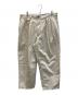 BEAMS PLUS（ビームスプラス）の古着「2 Pleats Twill」｜アイボリー
