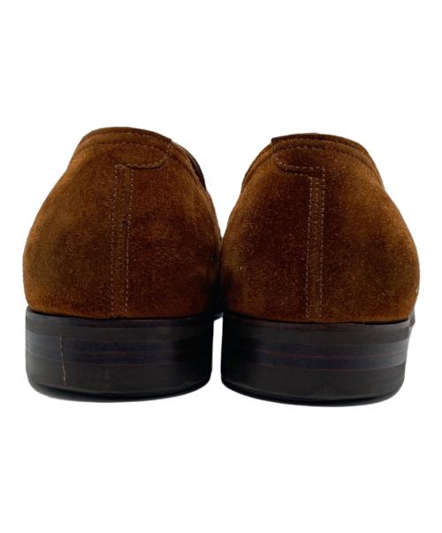 JOHN LOBB（ジョンロブ）JOHN LOBB (ジョンロブ) スエードローファー（ suede loafers） ブラウン サイズ:SIZE 8EEの古着・服飾アイテム
