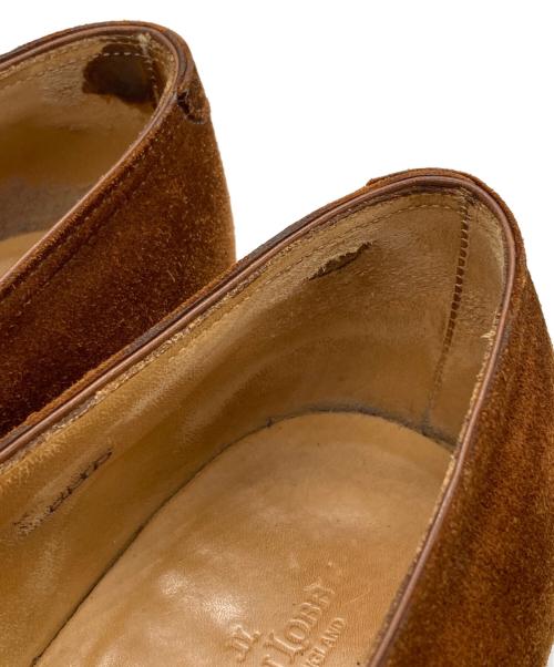 JOHN LOBB（ジョンロブ）JOHN LOBB (ジョンロブ) スエードローファー（ suede loafers） ブラウン サイズ:SIZE 8EEの古着・服飾アイテム