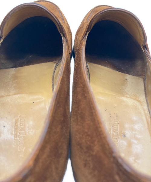 JOHN LOBB（ジョンロブ）JOHN LOBB (ジョンロブ) スエードローファー（ suede loafers） ブラウン サイズ:SIZE 8EEの古着・服飾アイテム