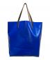 MARNI (マルニ) バイカラーロゴトートバッグ（bicolor logo tote bag） ブラック×ブルー：14000円