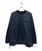 Stripes For Creativeストライプ フォー クリエイティブ）の古着「TECH POCKETNYLON LS TEE」｜ブラック