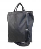 Porter Classic×COMME des GARCONS HOMME DEUXポータークラシック×コムデギャルソン オム ドゥ）の古着「NEWTON BAG 2WAY（ニュートンバッグ　２WAY）」｜ブラック