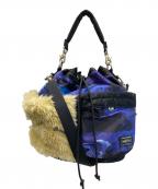 PORTER×となりのトトロポーター×トナリノトトロ）の古着「2WAY TOOL BAG(２WAY ツールバッグ)」｜ブラック