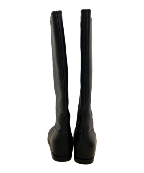 REMME（レメ）REMME (レメ) URBAN RESEARCH (アーバンリサーチ) 別注シープスキンロングブーツ ブラック サイズ:37の古着・服飾アイテム