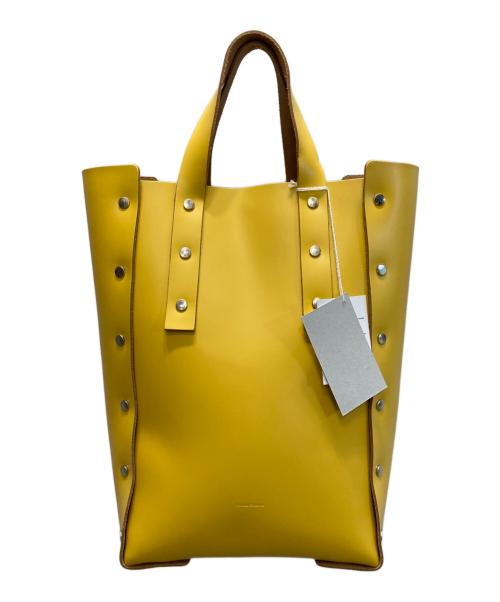 HENDER SCHEME（エンダースキーマ）HENDER SCHEME (エンダースキーマ) Assemble hand bag tall M（アッセンブルハンドバッグトールM） イエローの古着・服飾アイテム