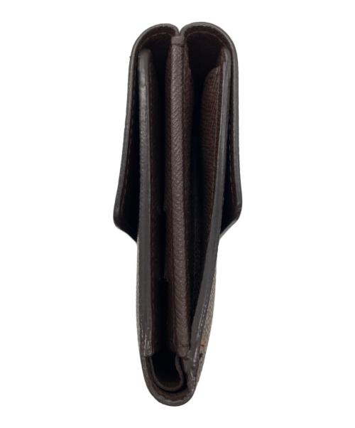 LOUIS VUITTON（ルイ ヴィトン）LOUIS VUITTON (ルイ ヴィトン) ダミエ ポルトフォイユ・エリーズ 2つ折り財布 エベヌの古着・服飾アイテム