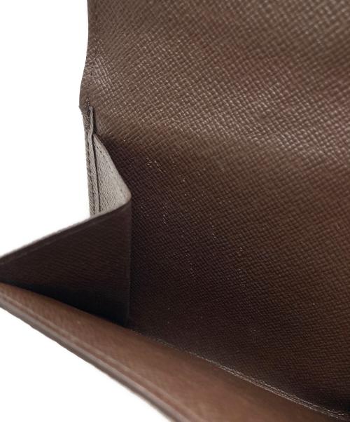 LOUIS VUITTON（ルイ ヴィトン）LOUIS VUITTON (ルイ ヴィトン) ダミエ ポルトフォイユ・エリーズ 2つ折り財布 エベヌの古着・服飾アイテム