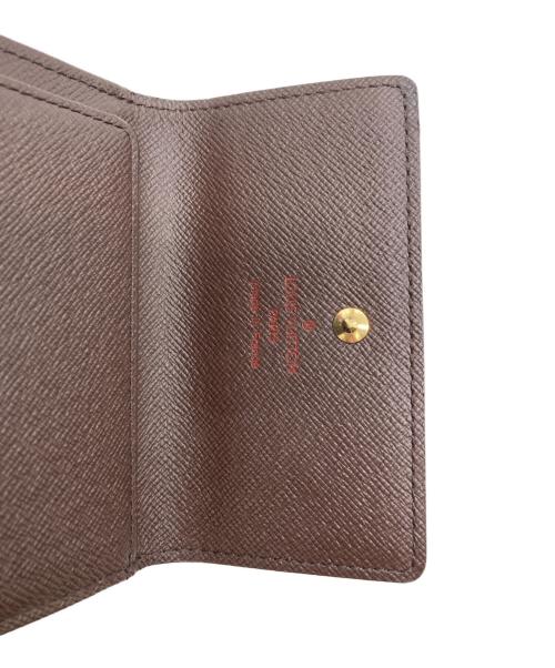 LOUIS VUITTON（ルイ ヴィトン）LOUIS VUITTON (ルイ ヴィトン) ダミエ ポルトフォイユ・エリーズ 2つ折り財布 エベヌの古着・服飾アイテム