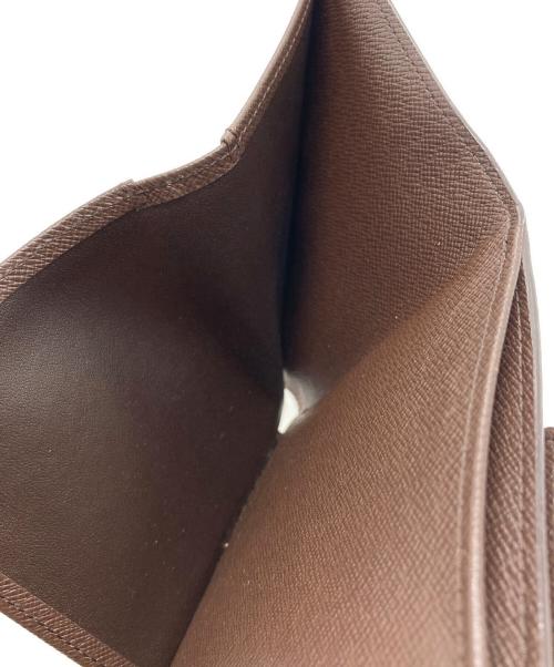 LOUIS VUITTON（ルイ ヴィトン）LOUIS VUITTON (ルイ ヴィトン) ダミエ ポルトフォイユ・エリーズ 2つ折り財布 エベヌの古着・服飾アイテム