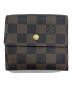LOUIS VUITTON（ルイ ヴィトン）の古着「ダミエ ポルトフォイユ・エリーズ 2つ折り財布」｜エベヌ