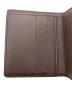 中古・古着 LOUIS VUITTON (ルイ ヴィトン) ダミエ ポルトフォイユ・エリーズ 2つ折り財布 エベヌ：18000円