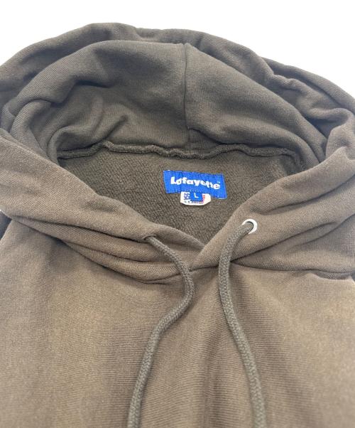 Lafayette（ラファイエット）Lafayette (ラファイエット) LF Logo US Cotton Hooded Sweatshirt / LF ロゴ US コットン フーデッド スウェット シャツ ブラウン サイズ:SIZE Lの古着・服飾アイテム